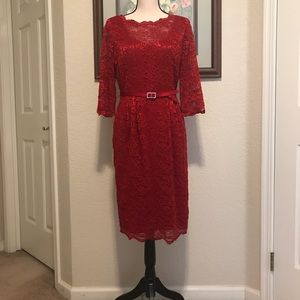 Alex Evenings Overall Lace Dress 👗